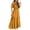 Yellow womens dresses, variant on Summer Saving Wycnly Summer Dresses for Women Elastic Waist Flowy Ruffle Swing Casual Dresses Short Sleeve One Line Neck Solid Maxi Sun Dress Hot Pink L Up to 65% off