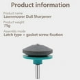 thumbnail image 6 of 5pcs Lawnmower Dull Blade Sharpener,Lawn Mower Blade Sharpener Kits,Universal Blade Sharpeners for L Photo Color Brown Corundum, 6 of 7