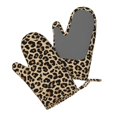 thumbnail image 5 of Cauagu Leopard Print-1 Print Oven Mitts 2 Piece Set,BBQ Gloves Grilling Gloves Kitchen Silicone Oven Gloves Heat Resistant Oven Mitts for Barbecue Cooking & Baking, 5 of 6