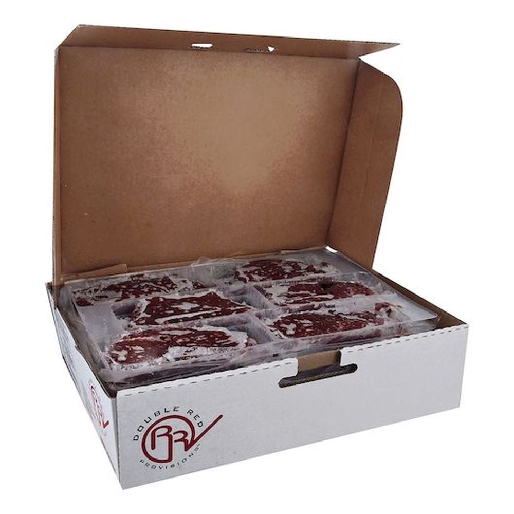 Double Red Provisions Beef Steak Sandwich, 6 Ounce -- 36 per case.