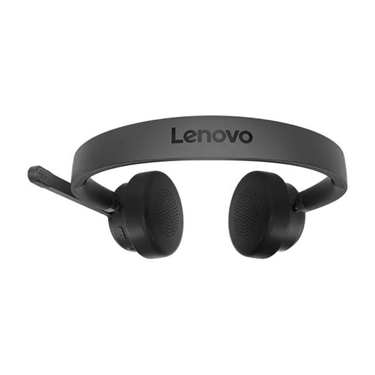 Lenovo Wireless Binaural On-Ear Teams Certified VoIP Headset Black