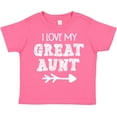 thumbnail image 3 of Inktastic I Love My Great Aunt with Arrow Boys or Girls Toddler T-Shirt, 3 of 5
