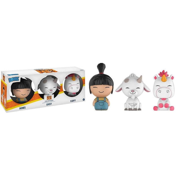 Funko Despicable Me Dorbz Agnes, Lucky & Fluffy Vinyl Figure 3-Pack