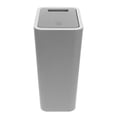 thumbnail image 3 of Press Top Trash Can with Lids 10.5L Capacity Plastic Light Grey for Kitchen Modern Waste Basket Pet, 3 of 8