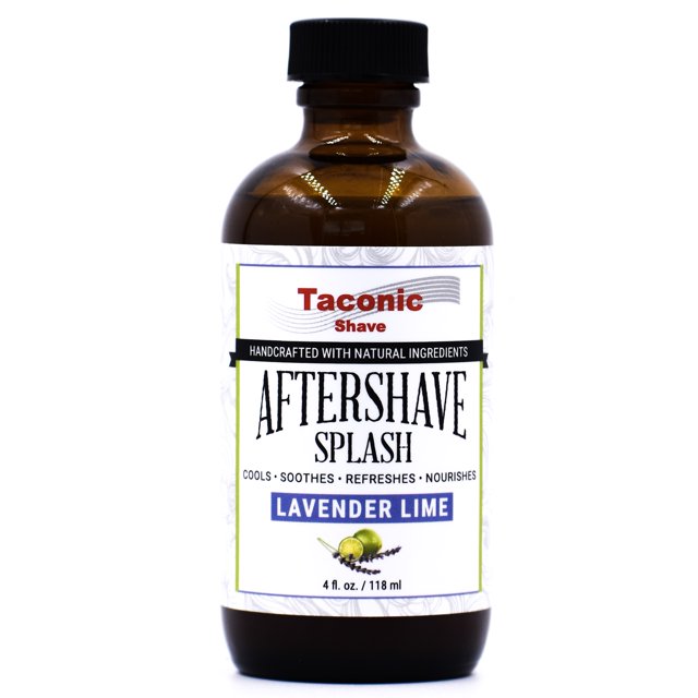 Taconic Shave Éclaboussures après-Rasage à la Lavande et Lime Mentholées - Fabriqué Artisanalement aux É.-U.