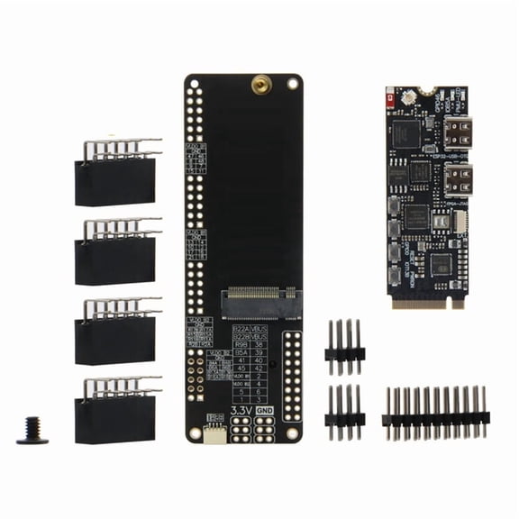 T-FPGA ESP32-S3 Development Board M.2 Slot FPGA GW1NSR-LV4CQN48PC6/I5 Low-Power Microcontrollers WiFi Bluetooth5 Module,1 * T-FPGA ESP32-S3 Development Board Kit