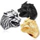 thumbnail image 1 of SEUSUK Anillo Vintage Para Hombre Joyería Cool Wolf Punkpangjing, 1 of 3