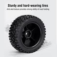 thumbnail image 4 of Fosa Remote Control Truck Tire,4pcs Tire Wheel Rim Rubber for FY 1/16 Climbing WPL C14 C2 Crawler Remote Control Car , WPL Tire, 4 of 8