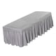 thumbnail image 1 of Cubierta sólida ábana de cenefa de de de de Gris-180x60cm Sunnimix Hoja de cenefa de mesa de masaje, 1 of 7