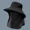 Black, variant on Sun Hats for Men Women with Neck Flap, Wide Brim Fishing Hat UV Protection, Lightweight Breathable Adjustable Safari Hat