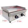 thumbnail image 2 of LPG Gas Grill Griddle Stainless Steel LPG Gas Grill Griddle Camp Countertop Flat Cooking Griddle Grill 2800Pa, 2 of 9