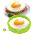 thumbnail image 3 of Silicone Egg Rings Round - Non Stick Fried Egg Mold - Pancakes Maker Molds - Breakfast Egg Sandwich Cooker Maker - 4 Pack 4 Color, with 1 Free Spray Brush, 3 of 6