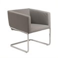 thumbnail image 1 of Eurostyle Ari Faux Leather Lounge Arm Chair in Gray, 1 of 4