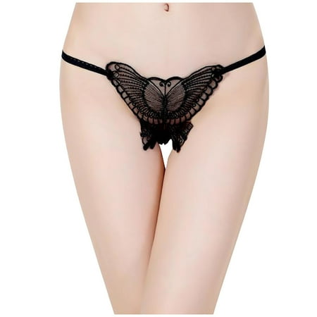 Midwennn Transparent Sexy Thong Women s Panties Fashion Solid Lace Color Lime Lingerie for Women