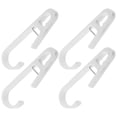 thumbnail image 3 of FRCOLOR 4pcs Multifunctional Bathroom Hook Clips Closet Organizer Clamps Hanging Socks Clips, 3 of 8