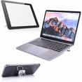 thumbnail image 4 of 2PCS Portable Keyboard Riser, Self-Adhesive Mini Laptop Stand, Invisible Computer Keyboard Stand for Desk, Aluminum Alloy Laptop Feet, 4 of 8