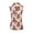 American Flag Eagle Flowers, variant on HUIACONG Blue Bow Daisy Ladies Golf Shirt, Zip Up Golf Sleeveless Top Soft Casual Golf Sleeveless Half Zip Top Moisture Wicking
