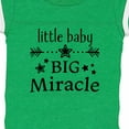 thumbnail image 4 of Inktastic Little Baby, Big Miracle Boys or Girls Baby Bodysuit, 4 of 5