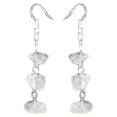 thumbnail image 1 of Pendientes de cristal Qarigey para mujer blanco, 1 of 6