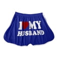 thumbnail image 4 of FNFYFH Clearance Womens Exercise Loose Fit Solid Color Summer Training Shorts Stretchy Sport Shorts，Blue, 4 of 5