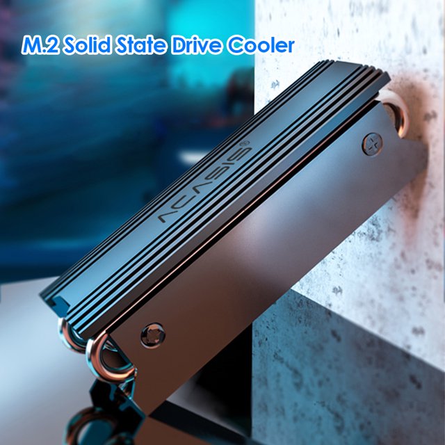 M.2 2280 SSD Cooling Pad Disipador de calor para PC de escritorio Radiador de unidad de estado sólido