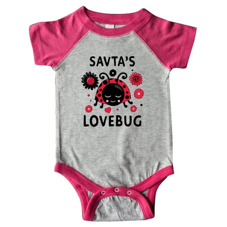 

Inktastic Valentine s Day Savta s Lovebug Gift Baby Boy or Baby Girl Bodysuit