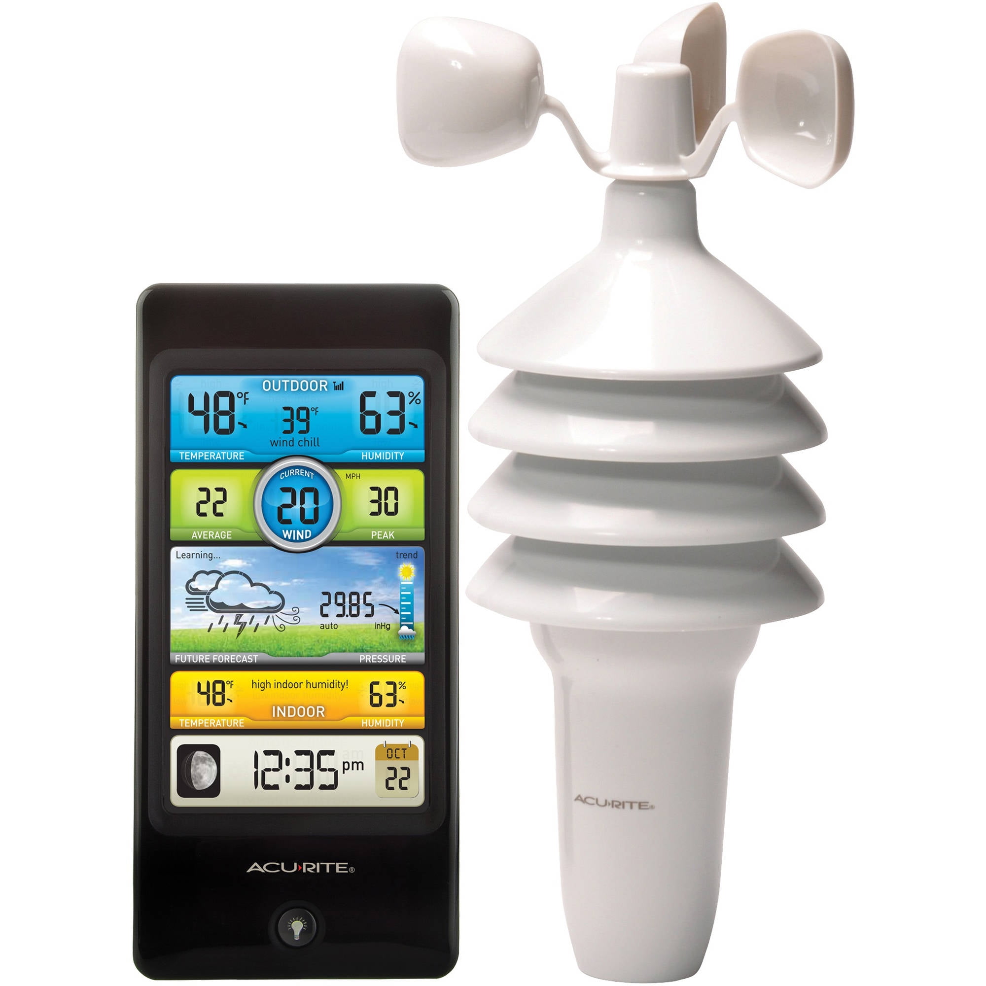 AcuRite Pro Color Weather Station with Wind Speed by Chaney Instruments