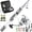 Seven-piece set, variant on Ghosthorn Fishing Rod and Reel Combo Carbon Fiber Telescopic Fishing Pole Carrier Bag Portable Kit Saltwater Freshwater