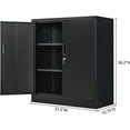 thumbnail image 3 of BESFUR Garage Cabinet, 36" Metal Storage Cabinet with Locking Doors and Shelves, for Home Office, Garage and Utility Room, 3 of 15
