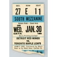 thumbnail image 1 of Detroit Red Wings vs. Maple Leafs Vintage Ticket Maple Leaf Gardens (Toronto, 1980), 1 of 1