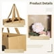 thumbnail image 4 of 50 bolsas de regalo de papel con ventana transparente, bolsas de regalo de papel marrón, bolsas de compras Kraft de 7,1 x 5,1 x 9,8 pulgadas con asas para fiestas de festivales presentes, 4 of 6