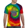 thumbnail image 2 of Wild Bobby, Colorful Rainbow Hamsa Symbol Spiritual Yoga, Pop Culture, Tie-Dye Tees, Reactive Rainbow, X-Large, 2 of 3