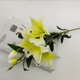 thumbnail image 3 of Travelwant 6 Heads/Branch Artificial Flowers Tiger Lily Real Touch Fake Flowers for Wedding Home Party Garden Shop Office Decoration Plastic Lily Faux Flowers, 3 of 3