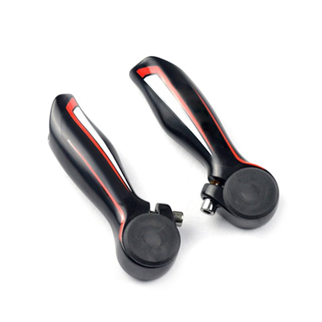 Manejar 1 Par de Extremos del Manillar de Bicícleta Aleación de aluminio Bike de montaña Muy de Bar Extreme 22.2 mm