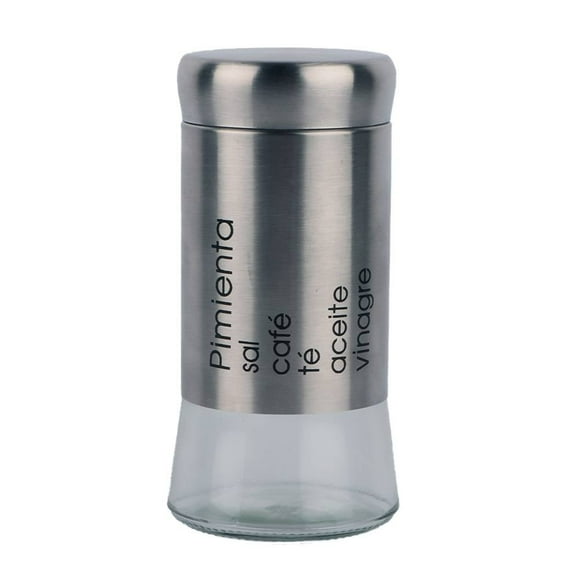 Salero Prichos Everyday Metal y Vidrio