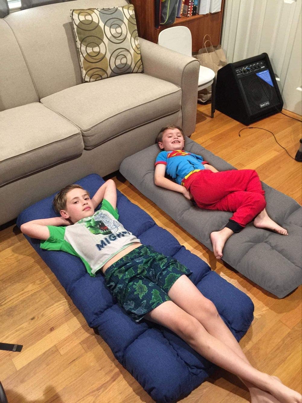 WAYTRIM Lazy Sofa Bed Fold Floor Chair Soft Sleeper in Home