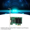 thumbnail image 4 of Tarjeta Ethernet Tarjeta de red PCI Express de 25 Gbps Indicador LED Interfaz PCIE X1 PCB RJ45 para PC ANGGREK Otros, 4 of 8