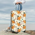 thumbnail image 3 of Lsque Squirrel With Colorful Tail Printed Luggage Cover, Travel Luggage Protector,Scratch and Dirt Resistant, Fits 18-32 Inch Luggage - X-Large, 3 of 9