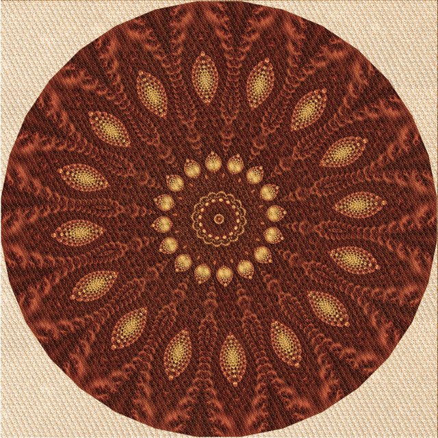 Ahgly Company Machine Washable Indoor Square Transitional Construction Cone Orange Area Rugs, 4' Square