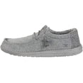 thumbnail image 1 of Hey Dude Mens Wally Stretch Fleece  Loafer - Grey - Size 12, 1 of 1