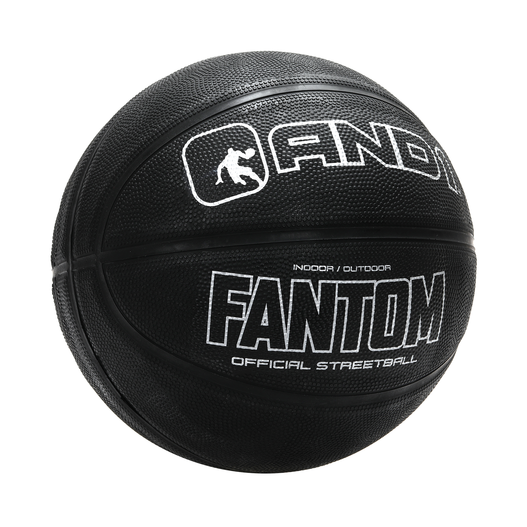 AND1 Fantom Rubber Basketball, Black, 29.5" - image 3 of 5