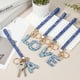 thumbnail image 5 of Llavero de Letra Inicial para Mujeres, Llavero de Alfabeto de Rhinestone A, Encanto Brillante con Corazón para Accesorios de Mochila, Bolso, Llave de Coche, Lanyard, Azul, 5 of 7