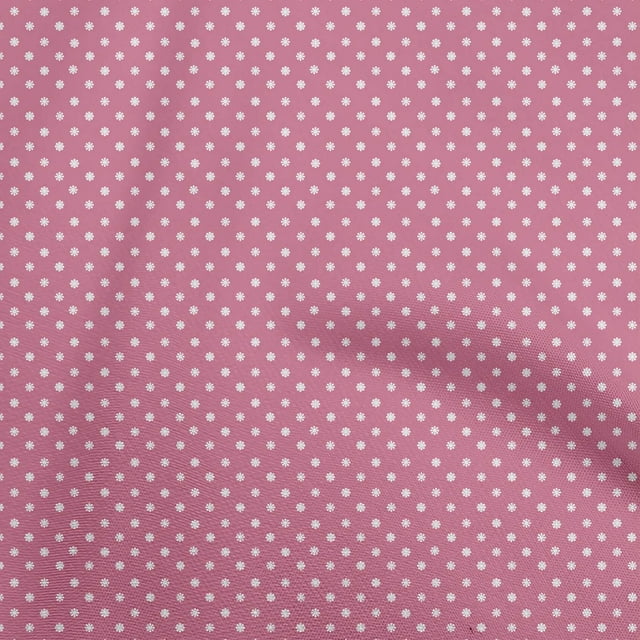 oneOone Georgette Viscose Rose Tissu Floral Matière de Robe Tissu Imprimé Tissu au Mètre 42 Pouces de Large