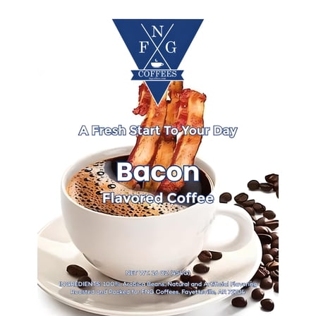 FNG Coffee- Bacon Flavored Coffee- Whole Bean