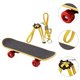 thumbnail image 3 of 2Pcs Mini Tortoise Skateboard with Harness Fun for Bearded Dragon Small Pets, 3 of 5