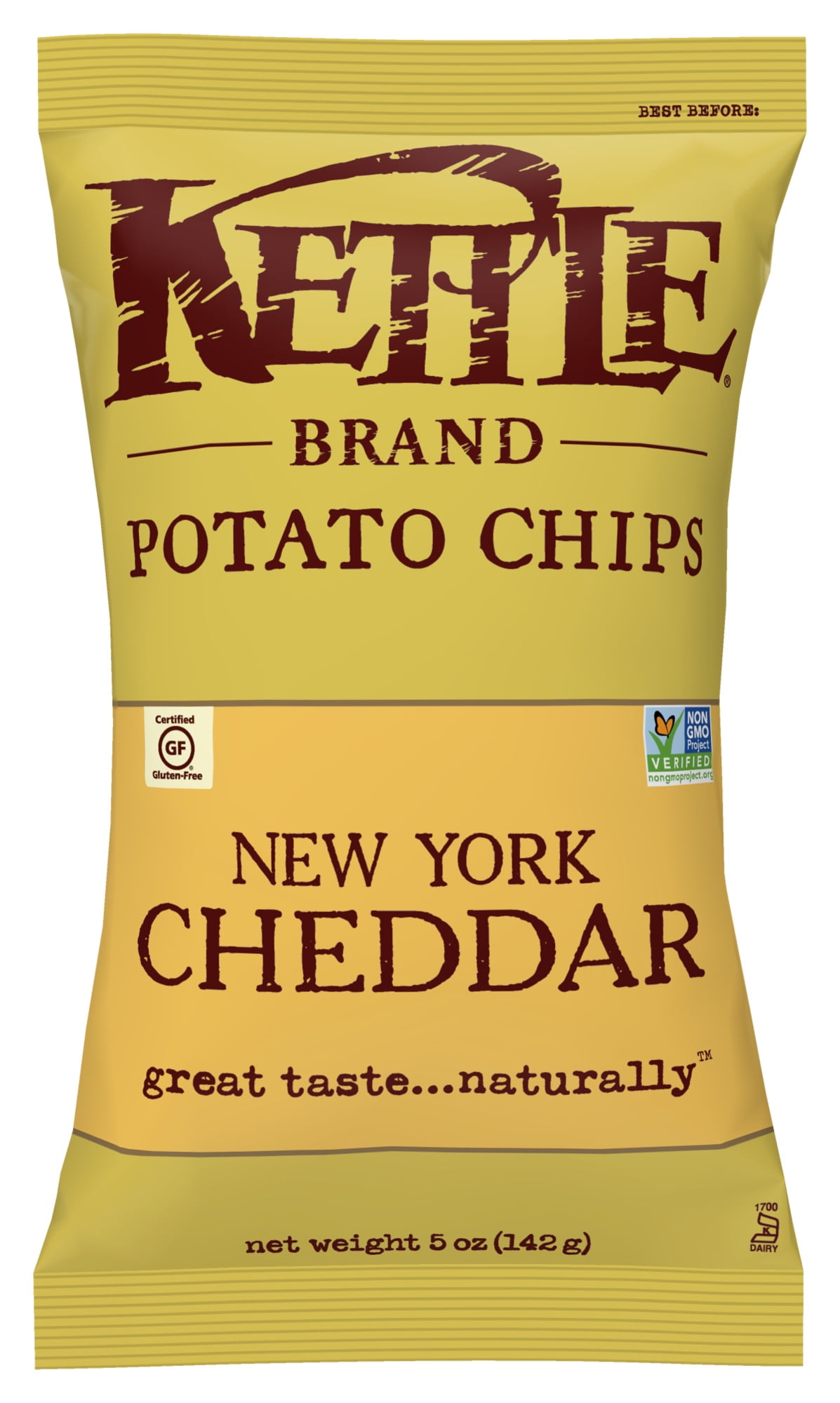 Kettle Brand Kettle Brand Potato Chips, New York Cheddar Kettle Chips