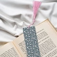 thumbnail image 6 of Kdxio Blue Flower Print Metal Tassel Bookmarks,Perfect Gift for Art Lovers and Bookworms Metal Bookmarks for Women, 6 of 8