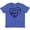Vintage Royal Blue, variant on Inktastic I Love My Mom and Dad in Black Chalk Heart Youth T-Shirt