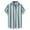 Light Blue, variant on Summer Beach Shirt Men,Oversized Tshirts for Man,Mens Short Sleeve Shirts Button up Casual Patchwork Collar Stripe Print Pockets Tops,Pink,S