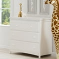 thumbnail image 6 of Delta Children Waverly 3 Drawer Dresser with Changing Top, Bianca White, 6 of 16